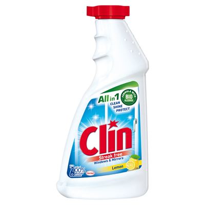 Clin Windows & Glass Płyn do mycia powierzchni szklanych Opakowanie uzupełniające 500 ml