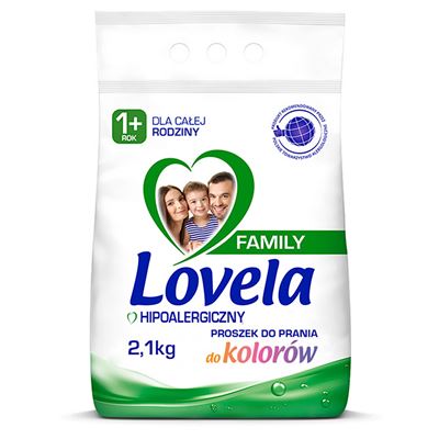 Lovela Family Proszek do prania kolor 2,1 kg