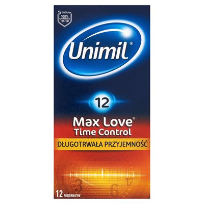 UNIMIL MAX Time controle Prezerwatywy 12 sztuk