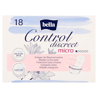 bella Control Discreet Micro Wkładki urologiczne 18 sztuk