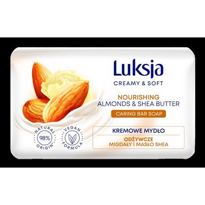 Luksja Creamy & Soft Mydło w kostce migdały i masło shea 90 g