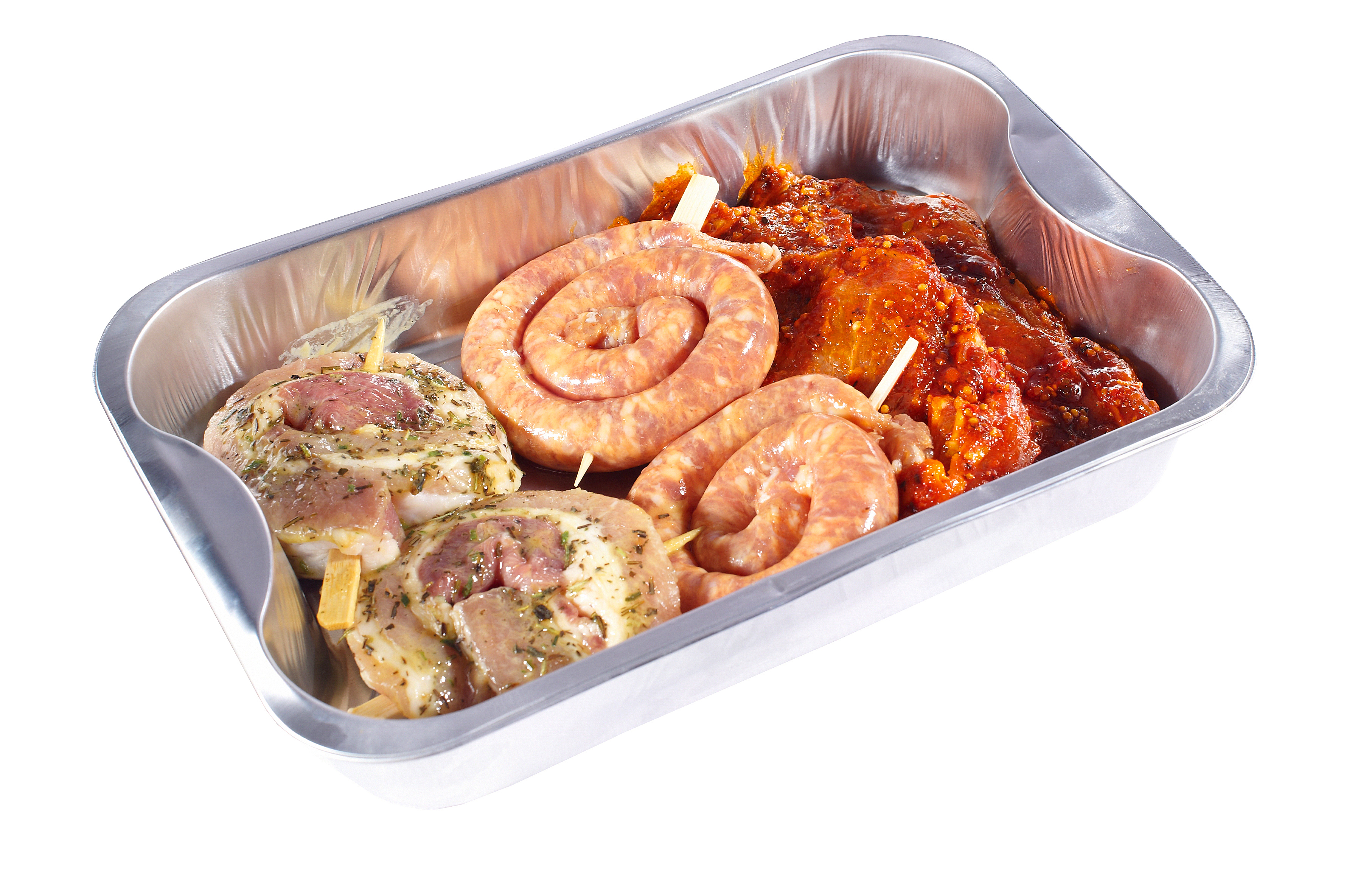 Zestaw Karkówka, Boczek, Kiełbasa Grill, Przygotowany Na Miejscu (Mp) Ok. 1 Kg
