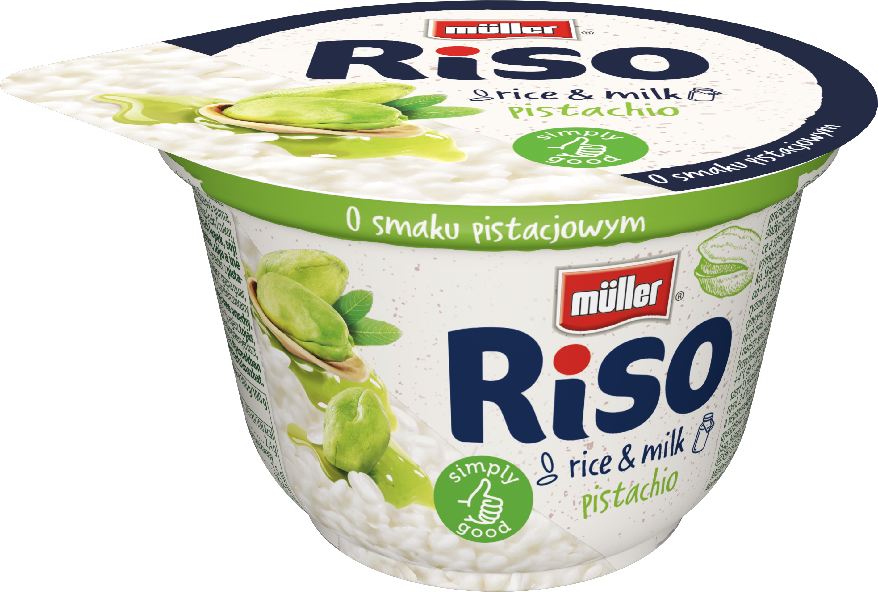 Müller Deser Ryżowy Riso O Smaku Pistacjowym 200G