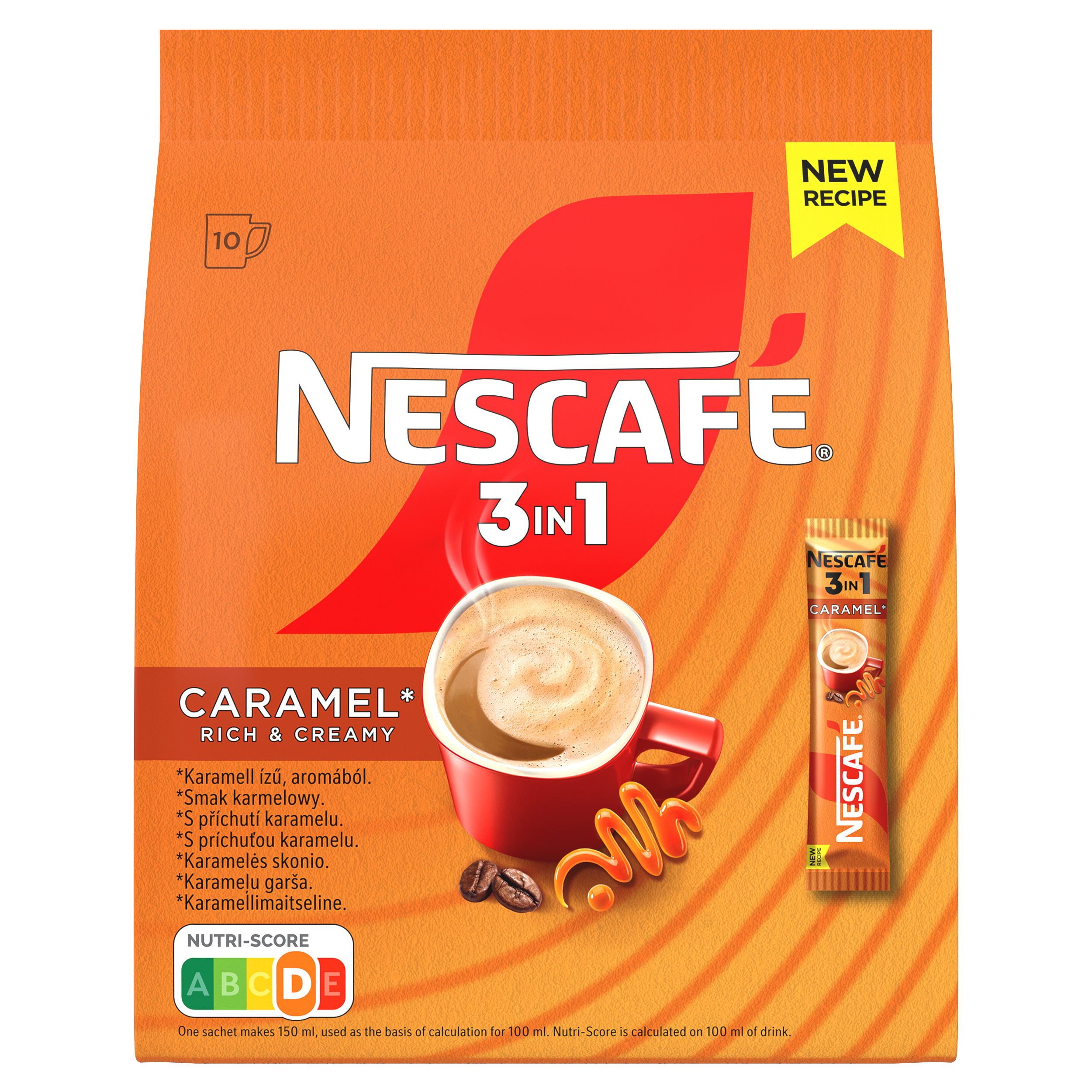 Nescafe 3In1 Caramel 10X16G
