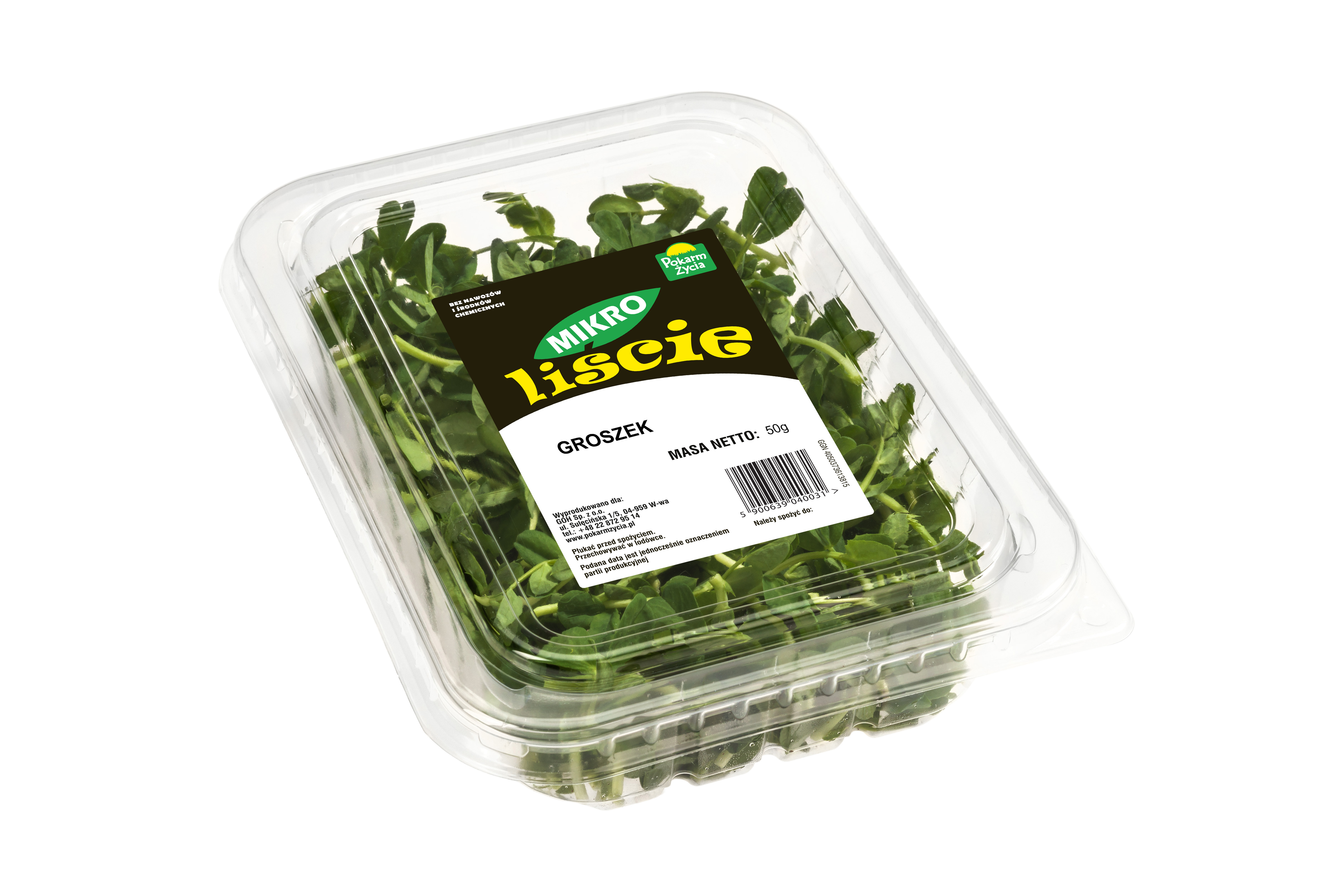 Mikroliście Groszku Polska 50G Pokarm Życia