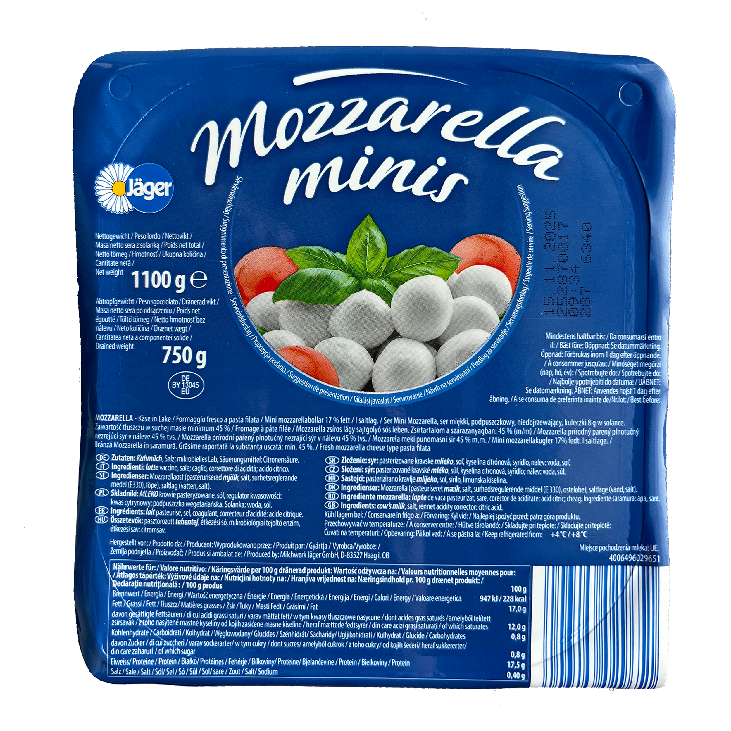 Mozzarella Mini W Solance 750G