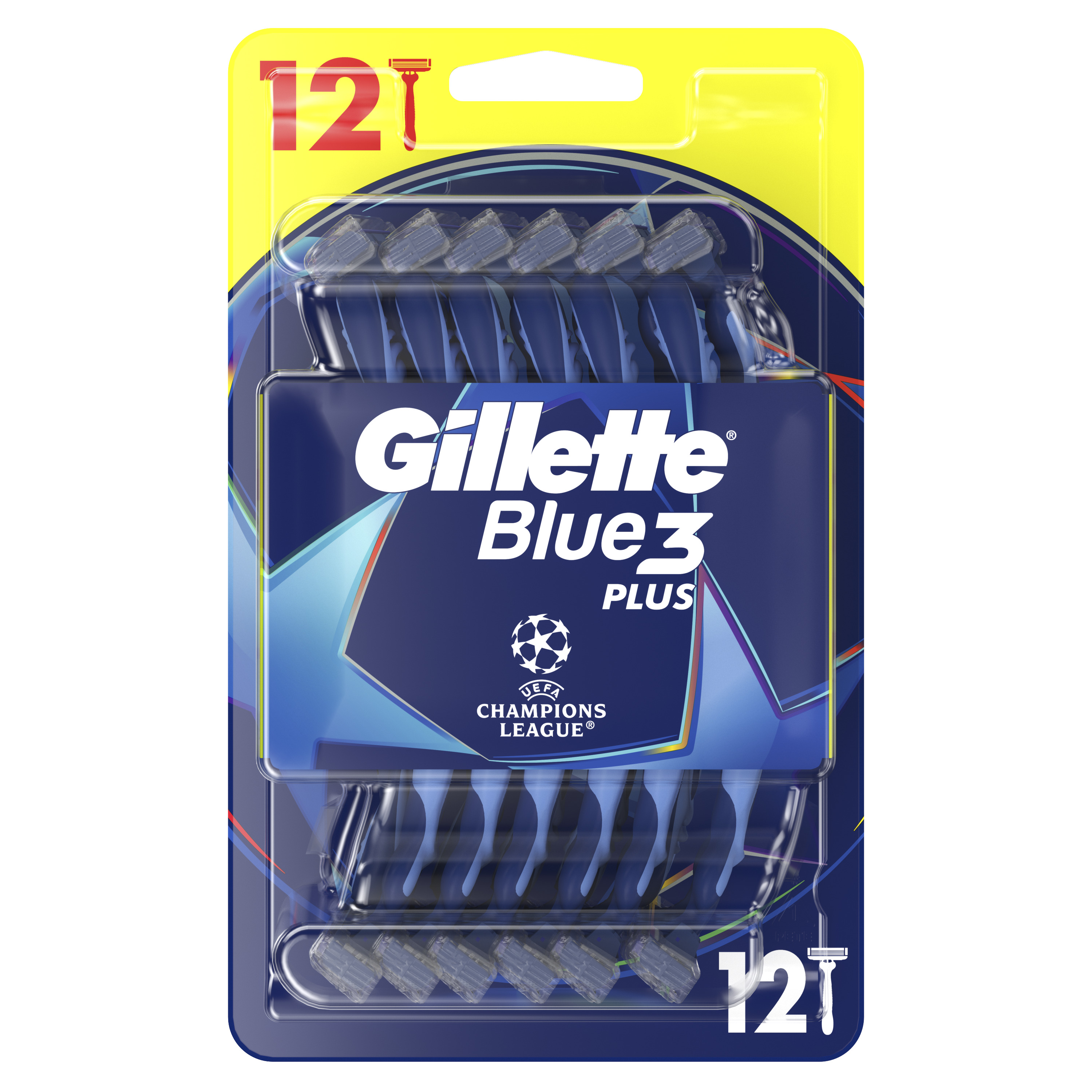 Gillette Blue3 Plus Comfort, Maszynki Jednorazowe Dla Mężczyzn, 12 Sztuk