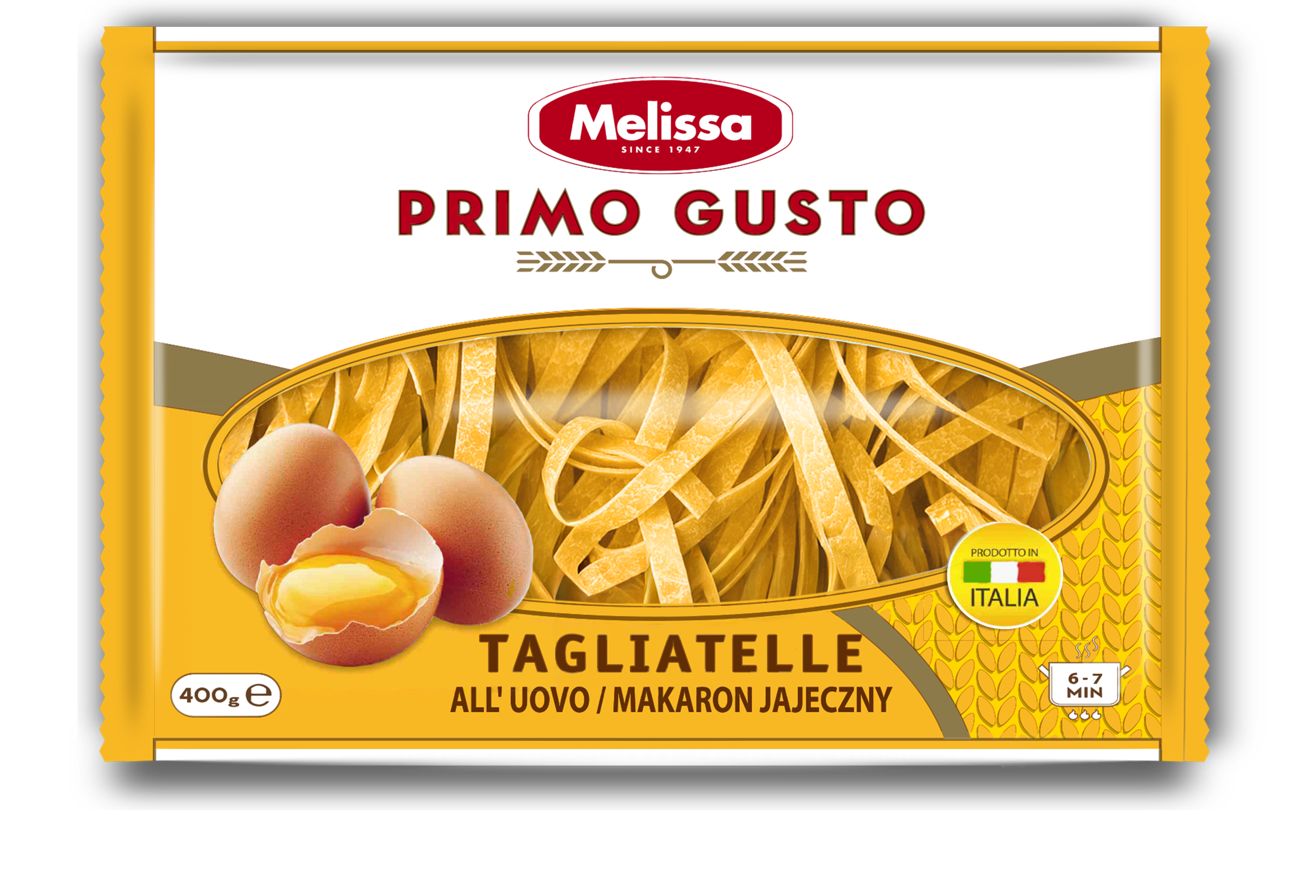 Melissa Primo Gusto Makaron Tagliatelle Jajeczny 400 G