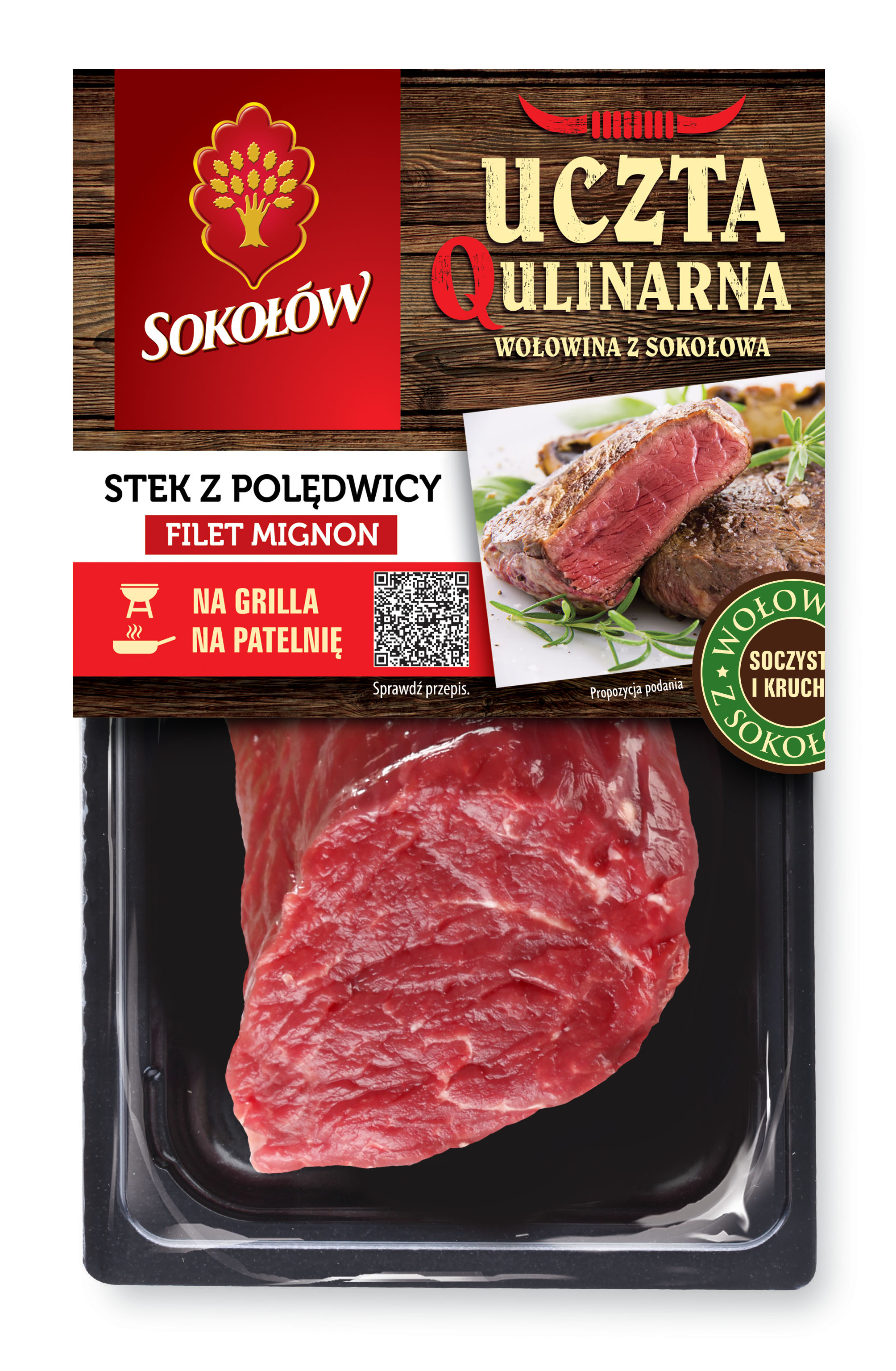 Stek Z Polędwicy Filet Mignon Ok.200G Sokołów