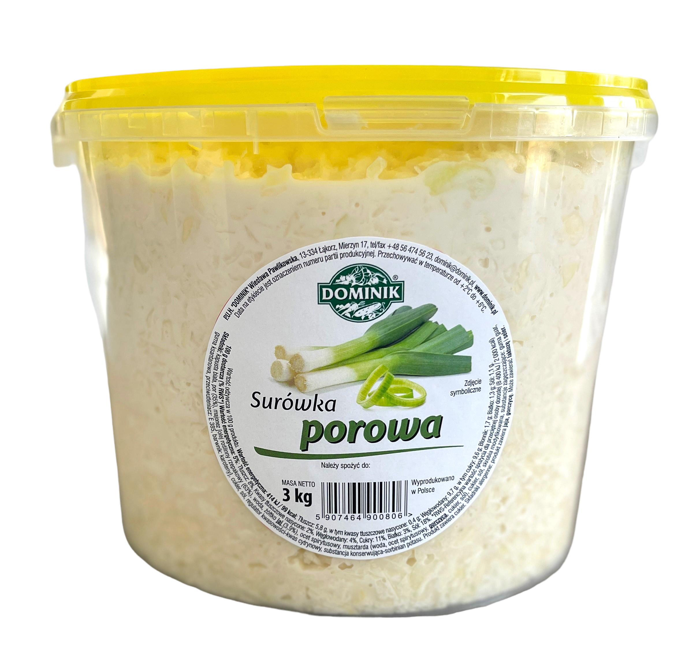 Surówka Porowa Polska 3Kg Dominik