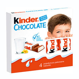 Kinder Chocolate Batonik z mlecznej czekolady z nadzieniem mlecznym (4 szt.) 50 g