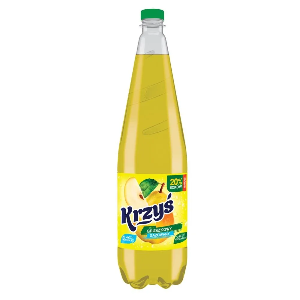 Krzyś Napój gazowany smak gruszkowy 1,25 l