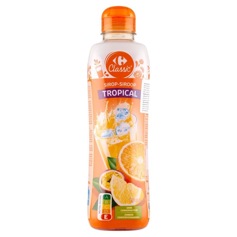 Carrefour Classic Syrop owocowy 75 cl