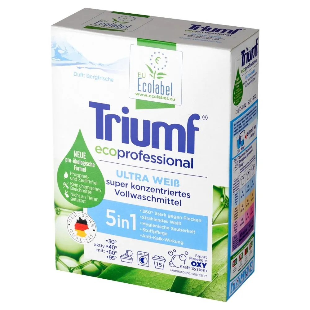 Triumf Skoncentrowany proszek do prania białych tkanin 900 g (15 prań)