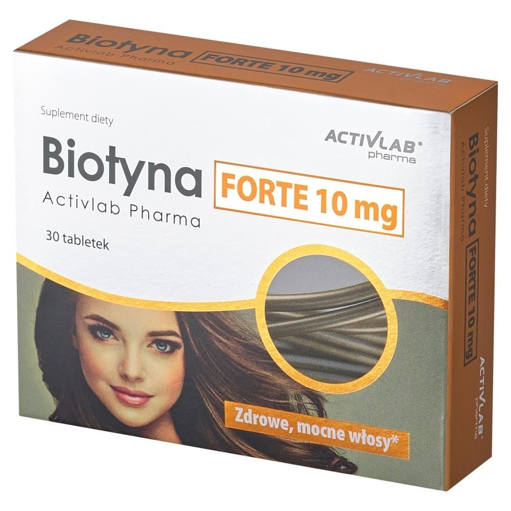 Activlab Pharma Biotyna forte 10 mg 10,5 g (30 x 350 mg)