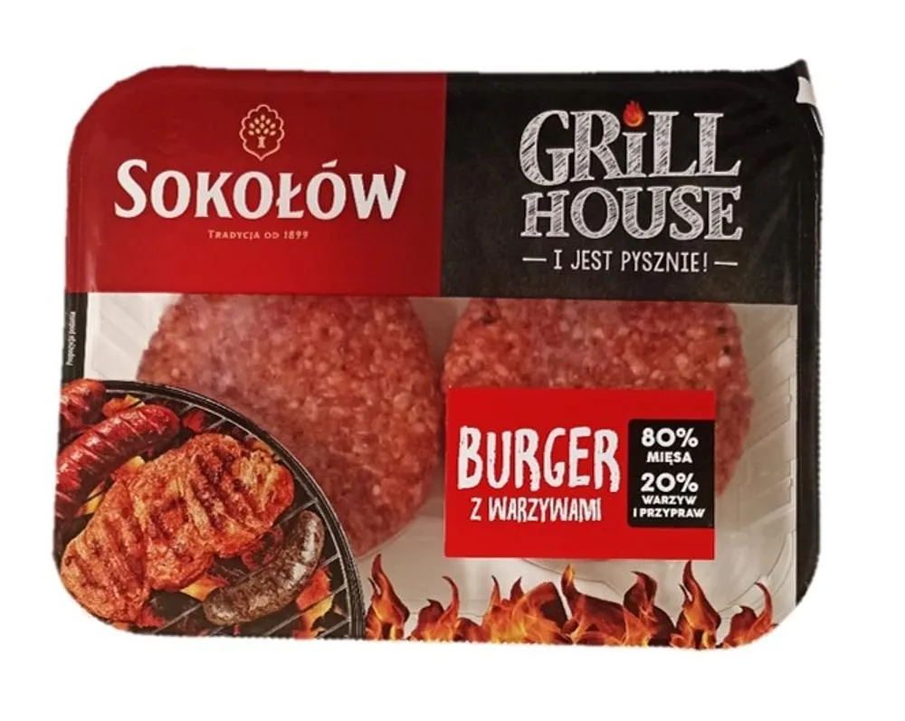 BURGER WOL.Z WARZYWAMI 240g MAP