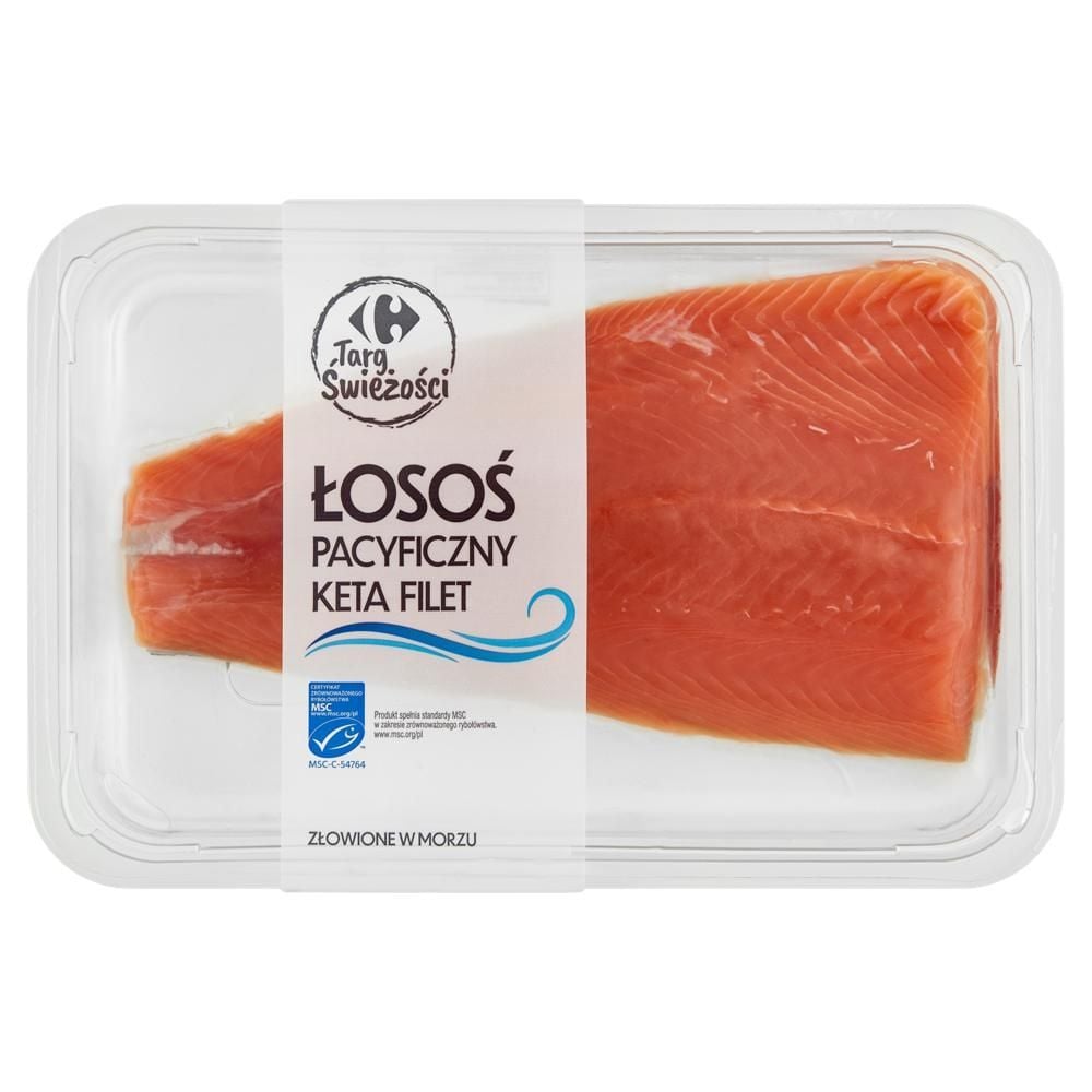 Carrefour Targ Świeżości Łosoś pacyficzny keta filet
