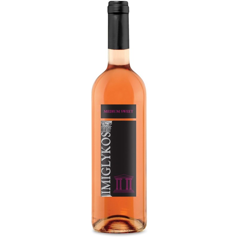 Wino różowe półsłodkie Katharos 750 ml