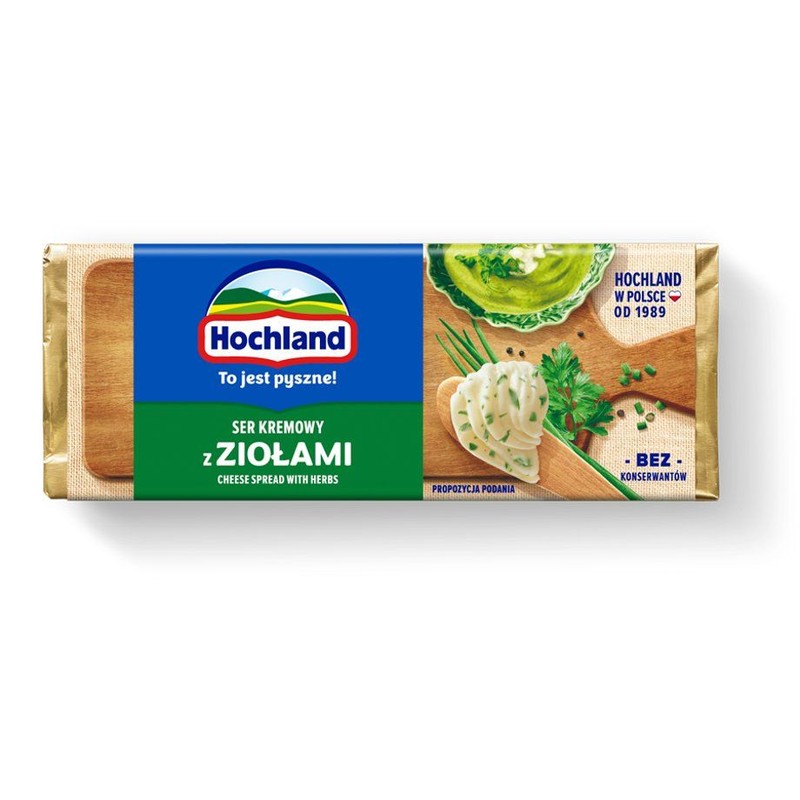 Ser kremowy z ziołami Hochland 90 g