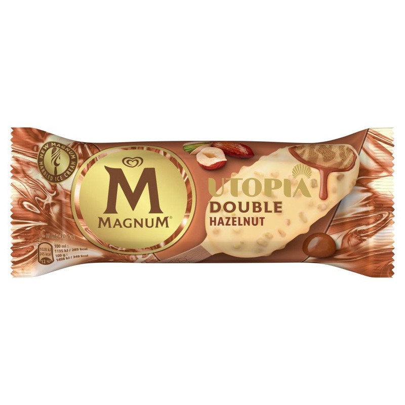 Lody Utopia Double Hazelnut Magnum 85 ml