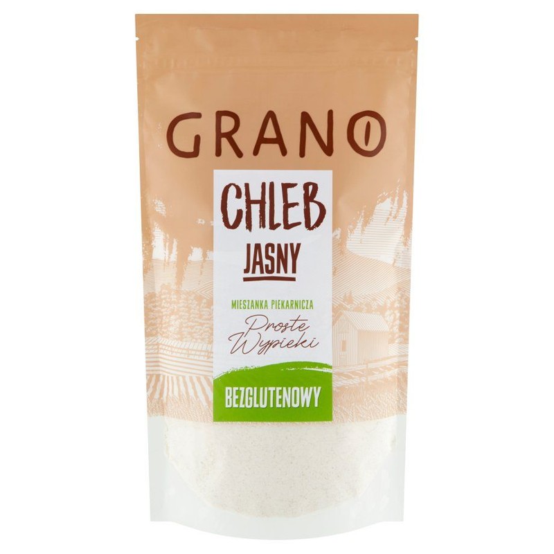Chleb jasny bezglutenowy mieszanka piekarnicza Grano 500 g