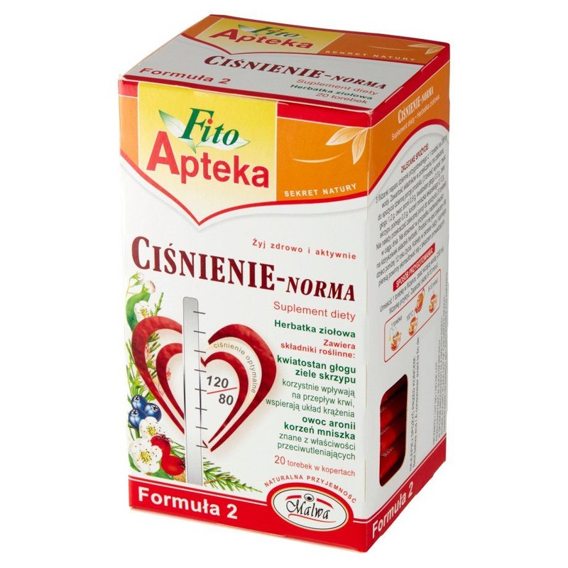 Herbata ziołowa na ciśnienie Fito Apteka 20 torebek