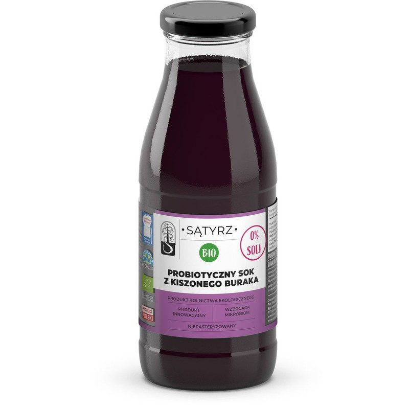 BIO Sok z kiszonego buraka 0% soli SĄTYRZ 300 ml
