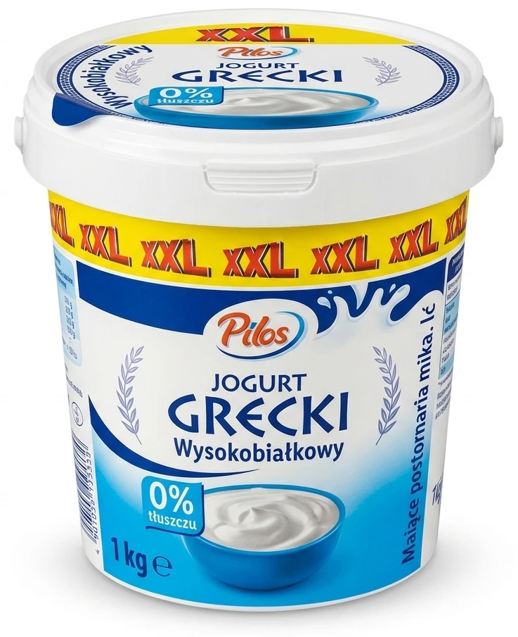 PILOS Wysokobiałkowy jogurt grecki 0%, XXL
