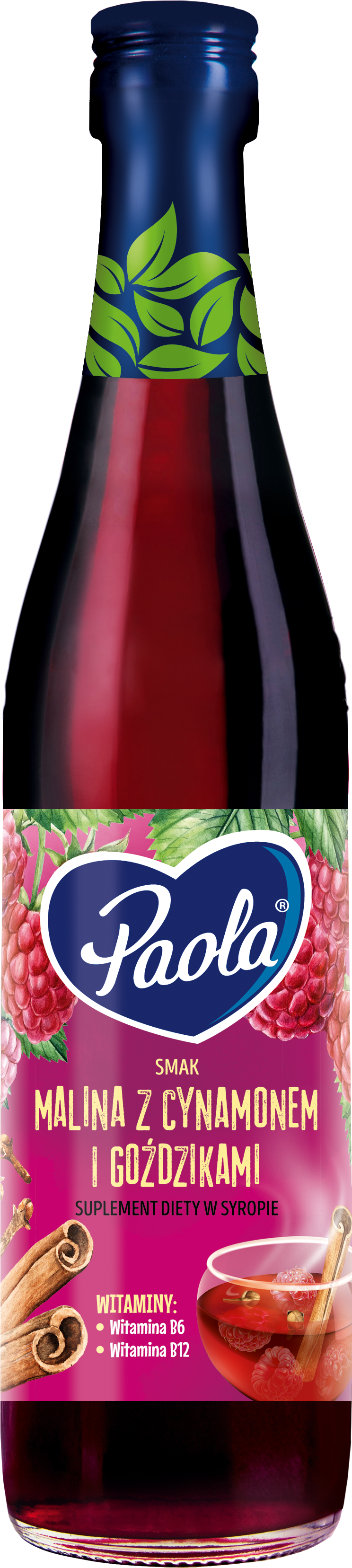Paola Malina Z Cynamonem I Goździkami Suplement Diety W Syropie 430 Ml