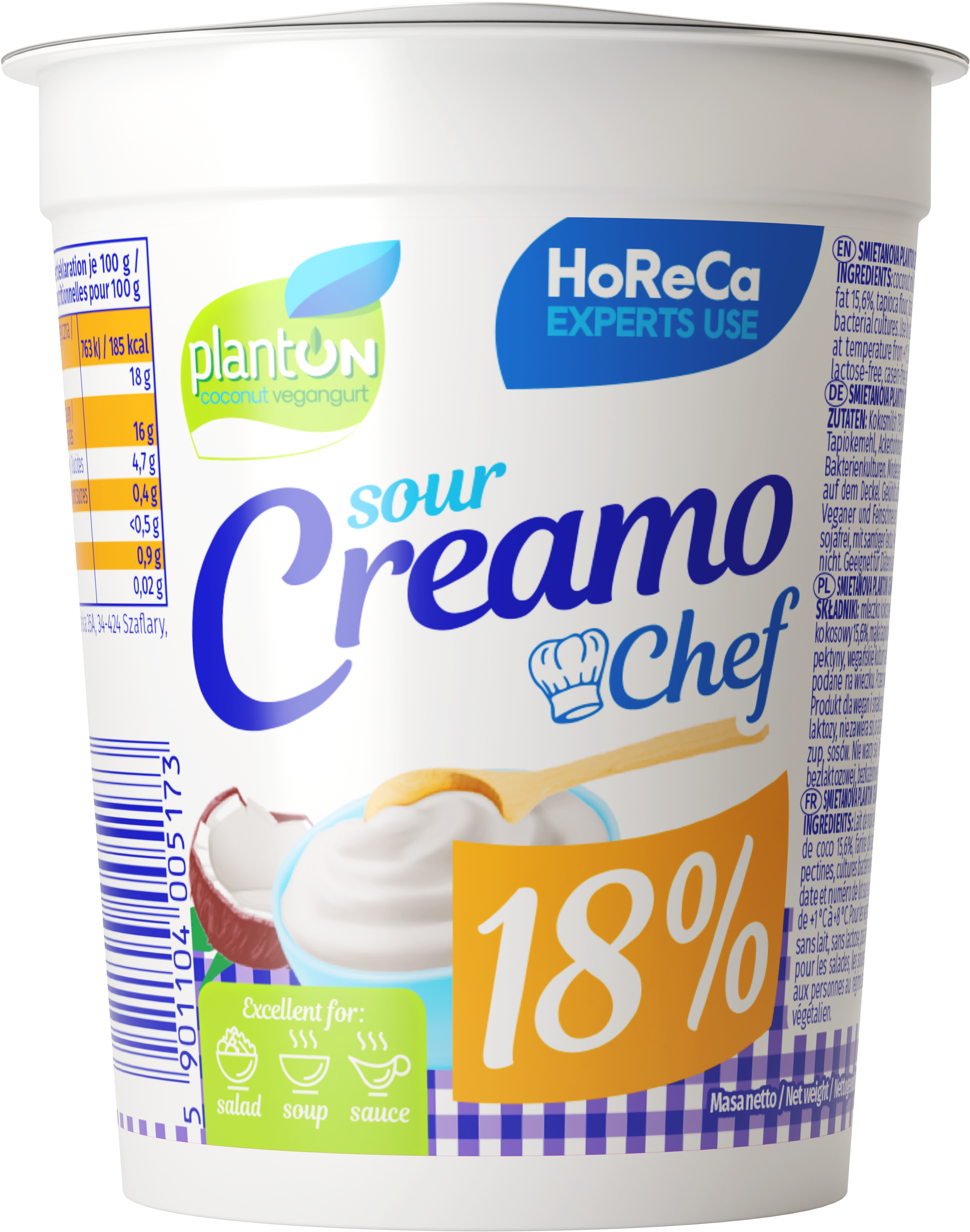 Planton Chef Creamo 18 % 430G
