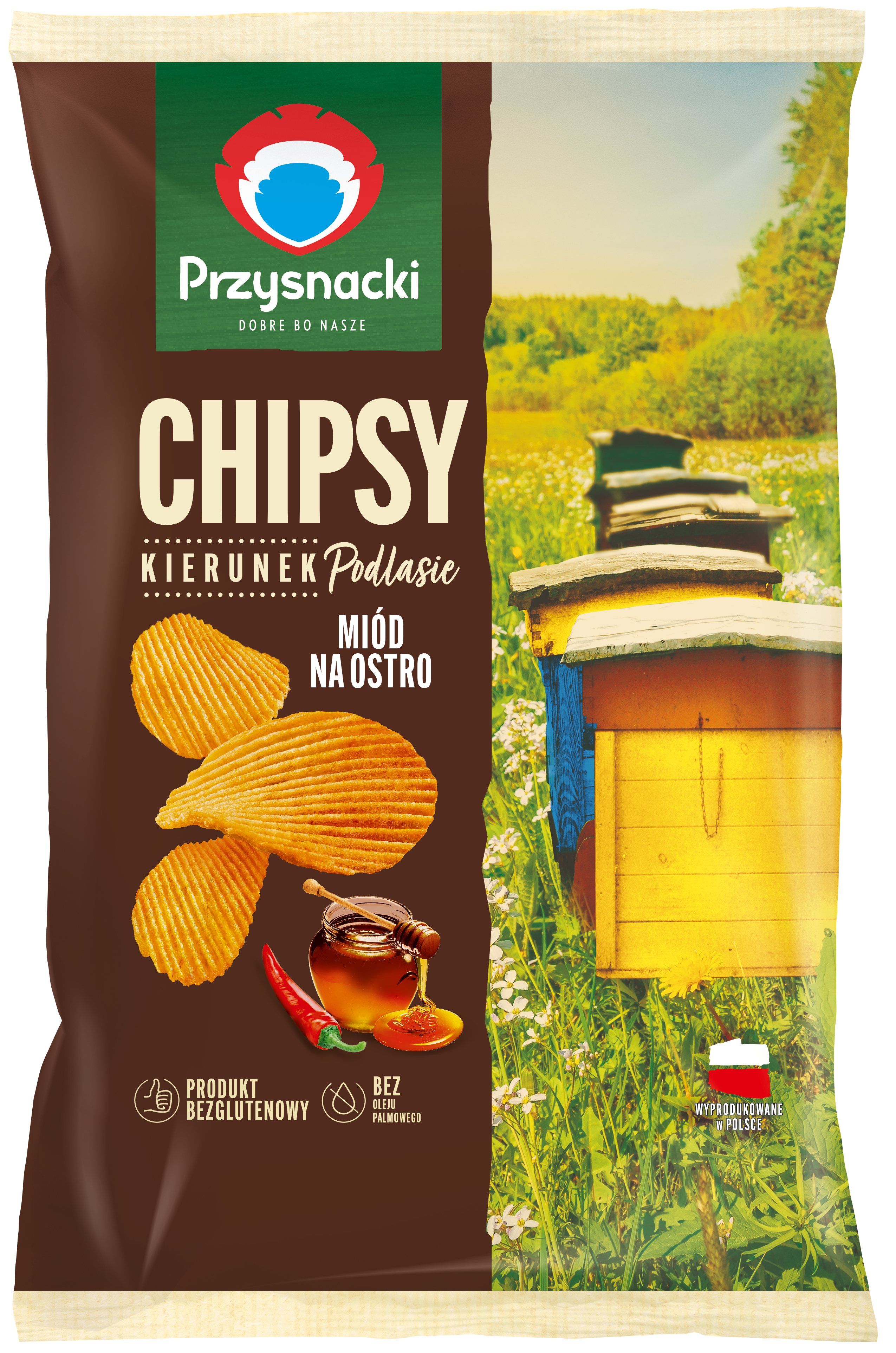 Przysnacki Chipsy Kierunek Podlasie Miód Na Ostro 130 G