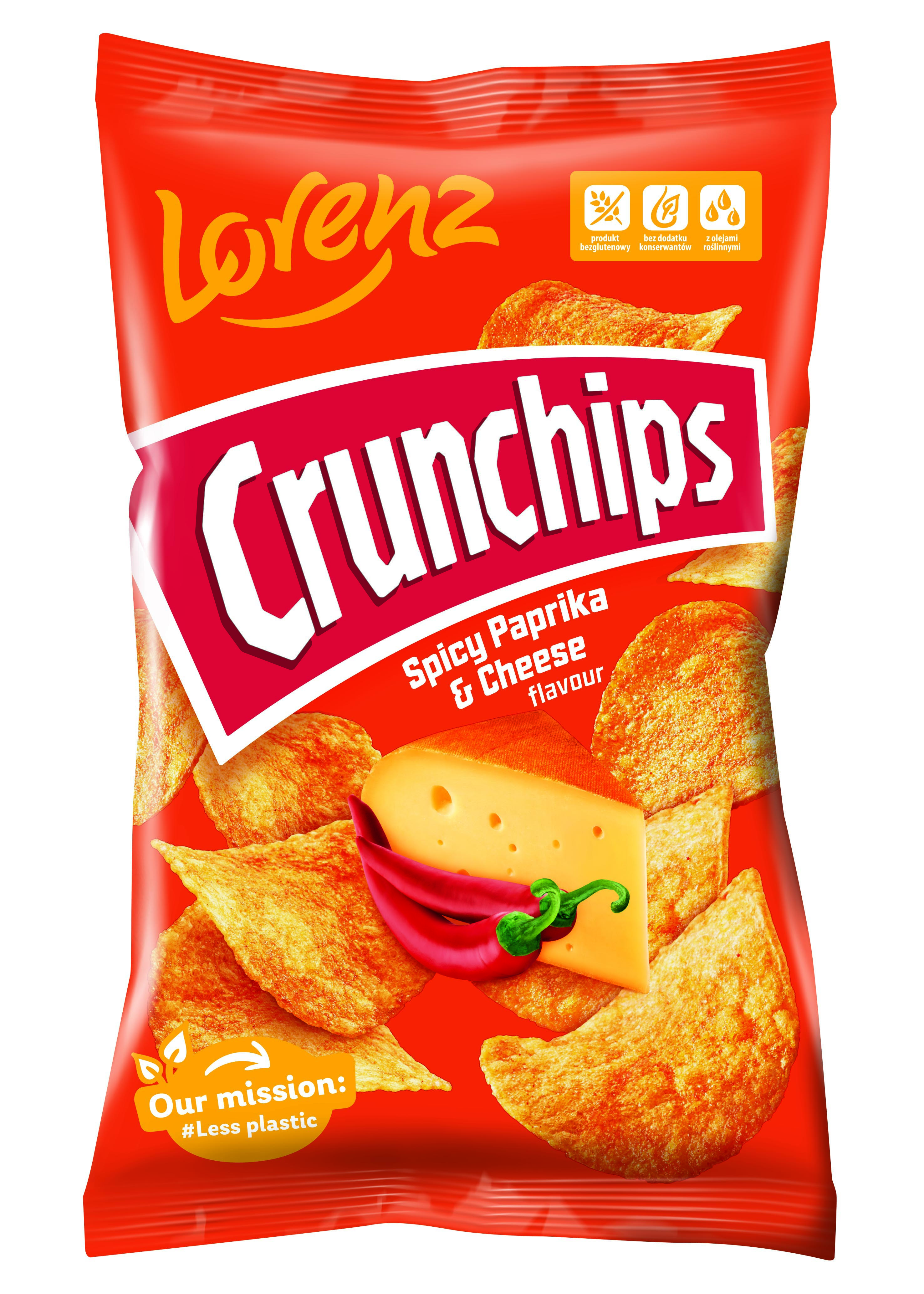 Crunchips Spicy Paprika&Cheese 130G