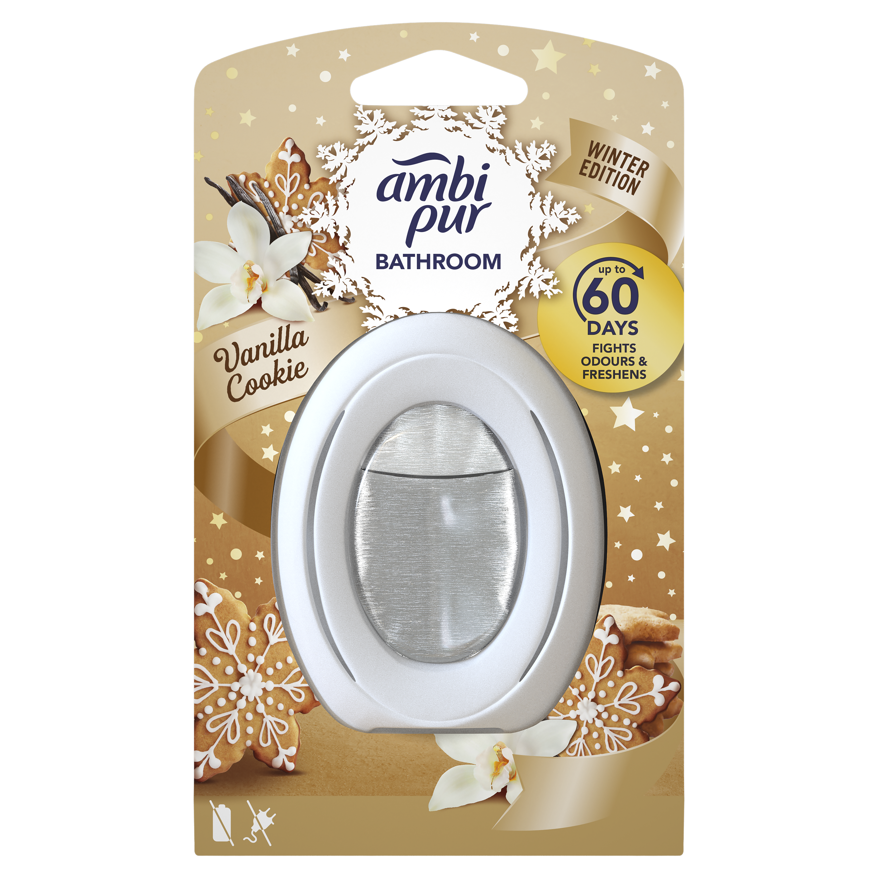 Ambi Pur Vanilla Cookie Dyfuzor Do Odświeżacza Powietrza Do Łazienki O Ciągłym Działaniu 8 Ml