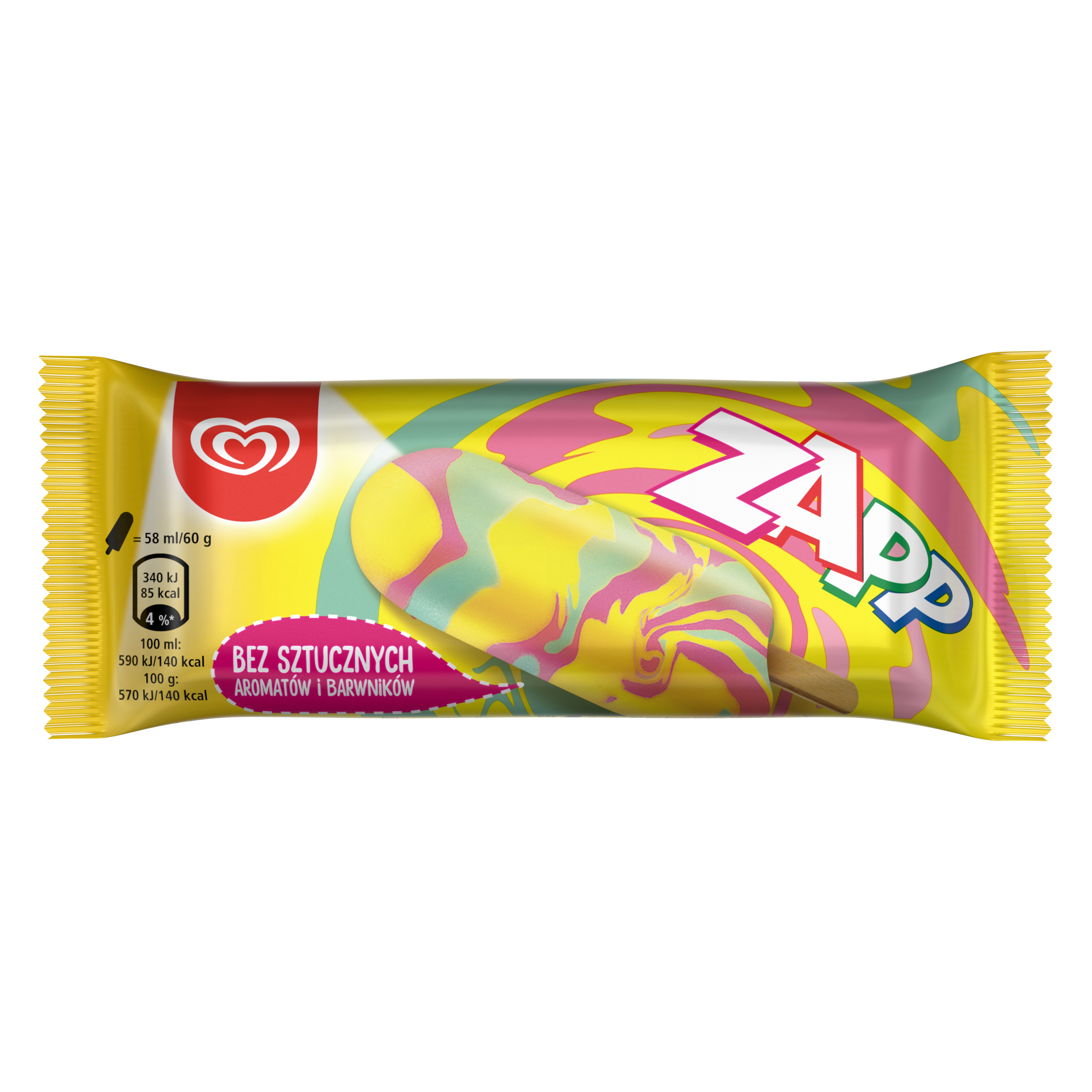 Algida Lody Zapp 58 Ml