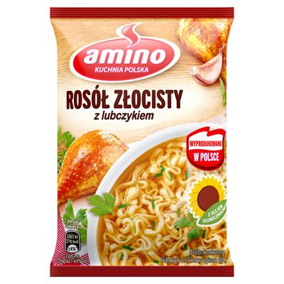 amino Zupa błyskawiczna rosół złocisty 57g