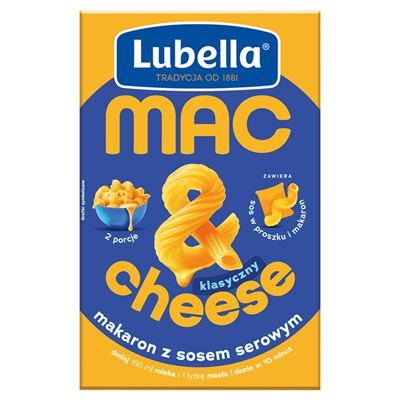 Lubella Makaron sprężynki serowy 160 g
