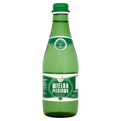 WIELKA PIENIAWA lecznicza Woda mineralna niegazowana 12x330ml butelka szklana