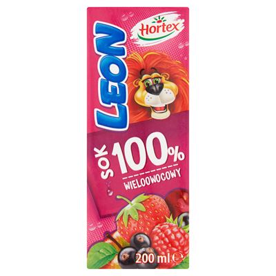 Hortex Sok 100% wieloowocowy 27 x 200 ml