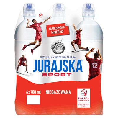 JURAJSKA Woda mineralna Sport niegazowana 6 x 700 ml [kaucja]
