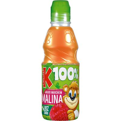 KUBUŚ Sok 100% malina marchew jabłko 12 x 300 ml [kaucja]