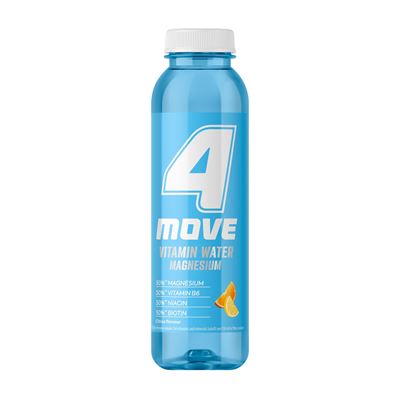 4MOVE VITAMIN WATER cytrus magnez + B6 6x556ml