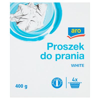 aro Proszek do prania tkanin białych 6 x 400 g