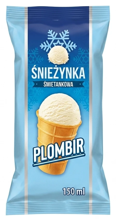 Lody Śnieżynka Plombir