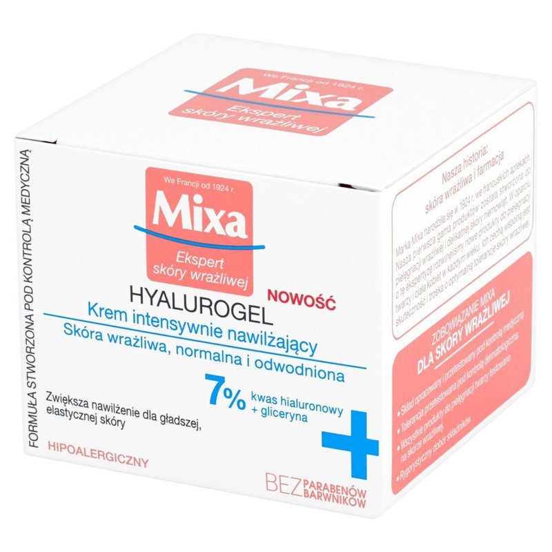 Krem intensywnie nawilżający Mixa 50 ml