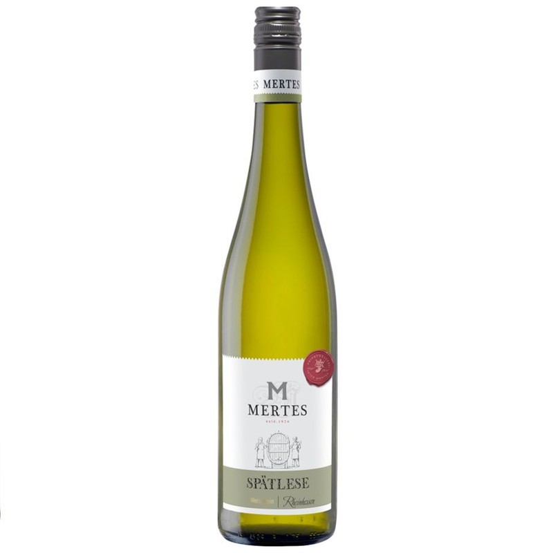 Wino białe słodkie Spatlese Mertes  750 ml