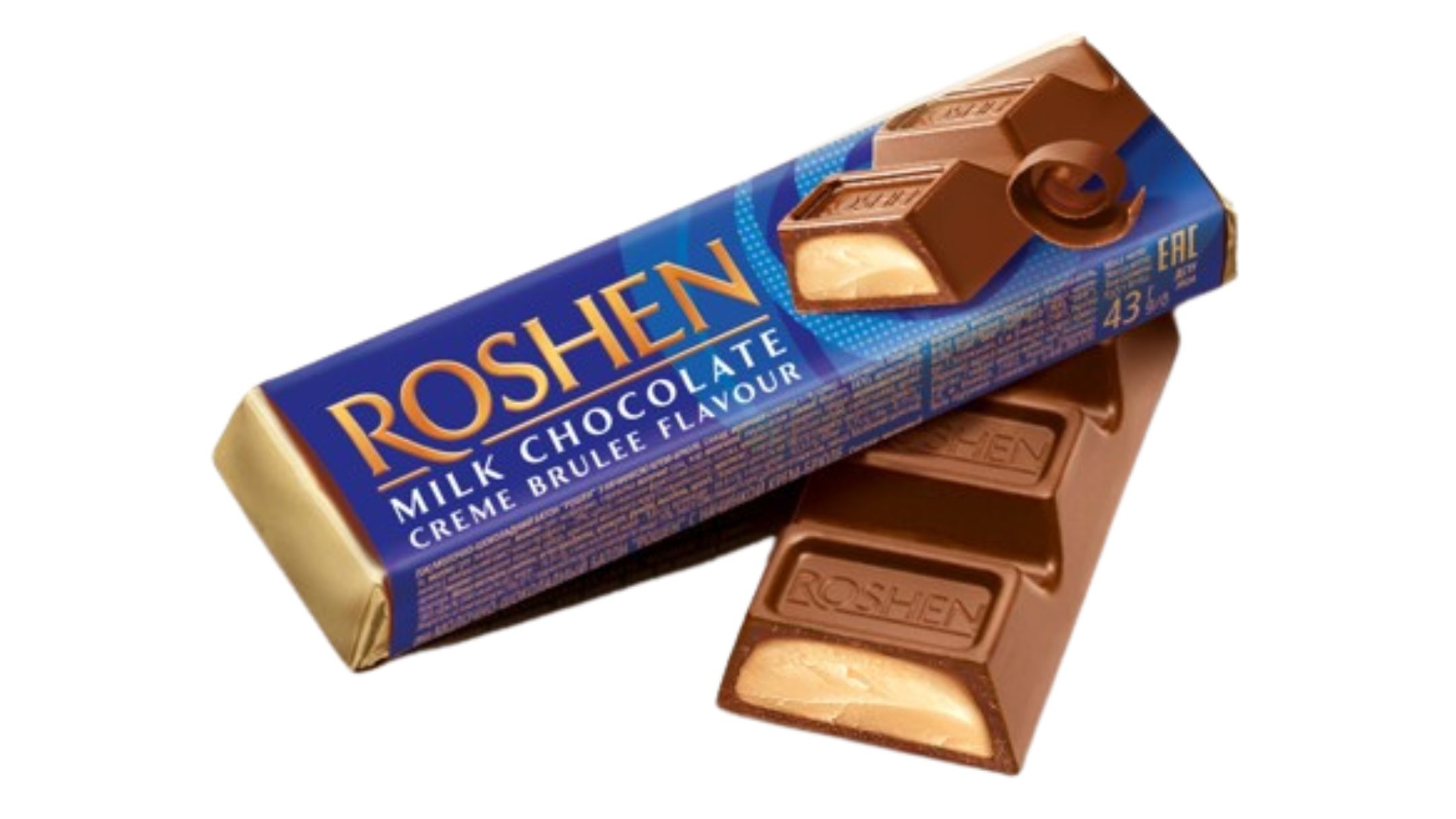 Baton Czekoladowy Roshen Z Nadzieniem Creme Brulee 43 G