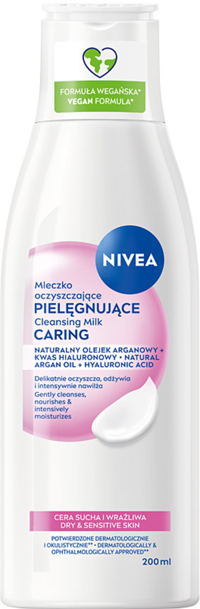 Nivea Mleczko Oczyszczające Cera Sucha I Wrażliwa 200 Ml