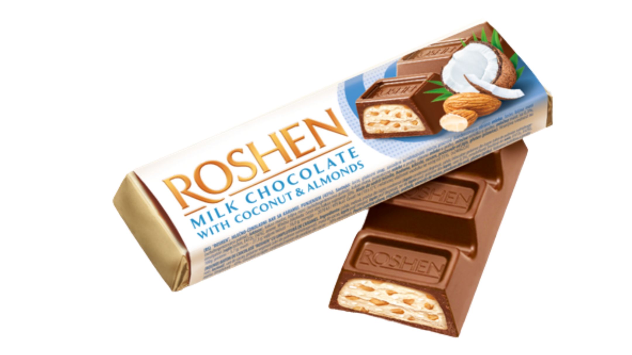 Baton Czekoladowy Roshen Z Nadzieniem Kokosowym 38 G