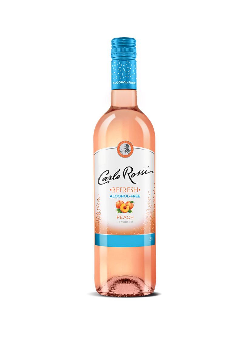 Carlo Rossi Refresh Peach Alcohol Free 750 Ml