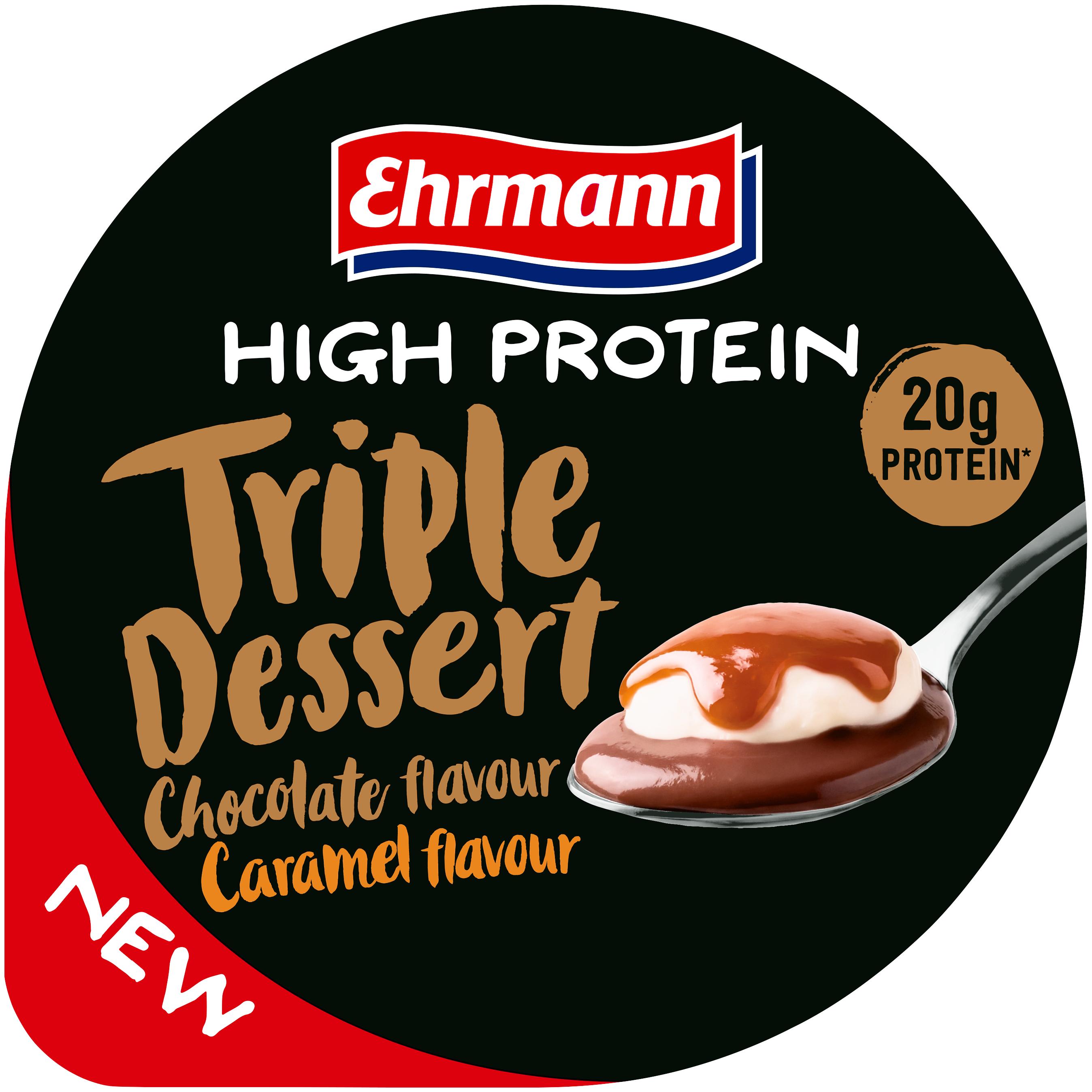 High Protein Triple Dessert Chocolate And Caramel 200G